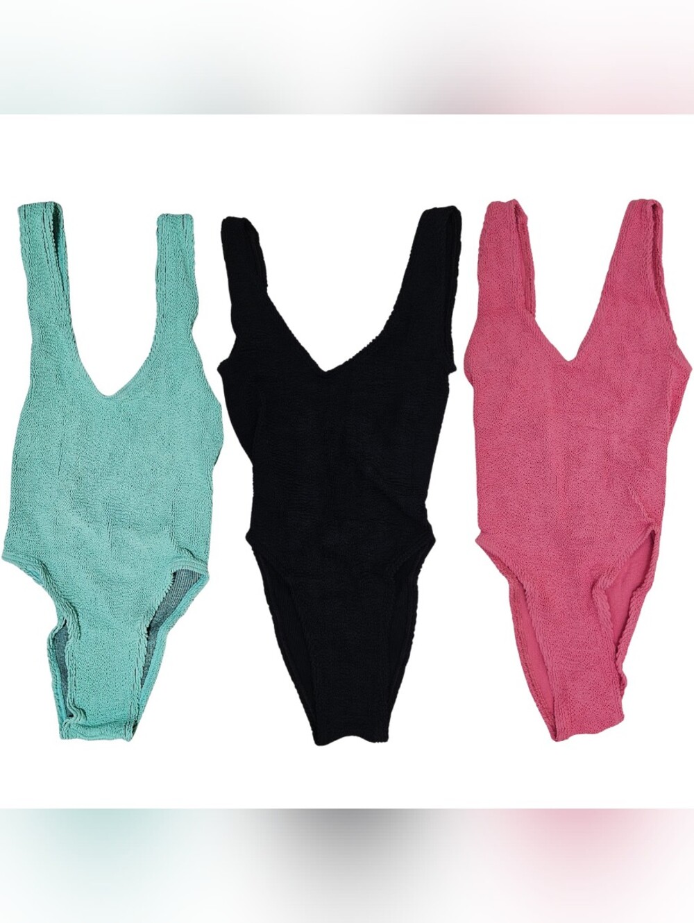 3 Bond-Eye Mara Swimsuits One-Piece One Size Jelly Mint Two Tone, Black, Pink